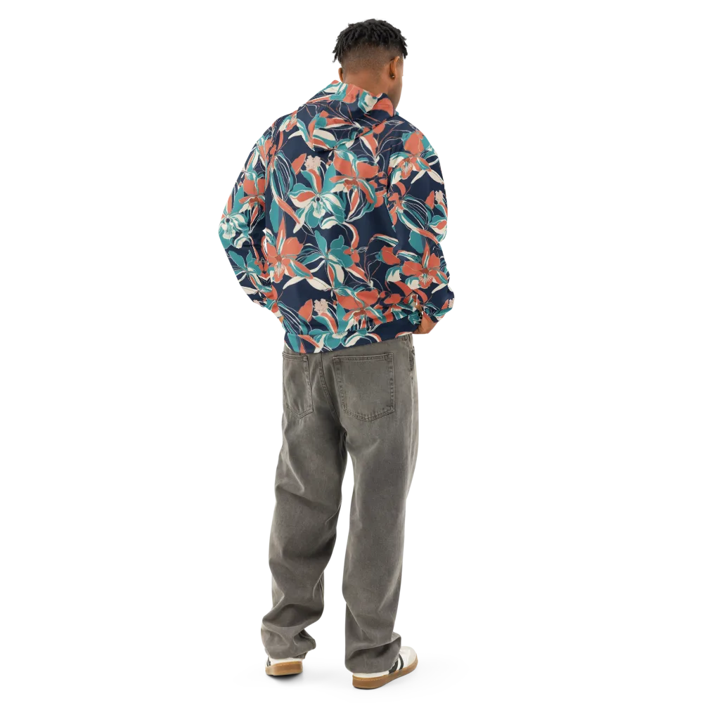 Tidal Blossoms on Cotton Hoodie — Back