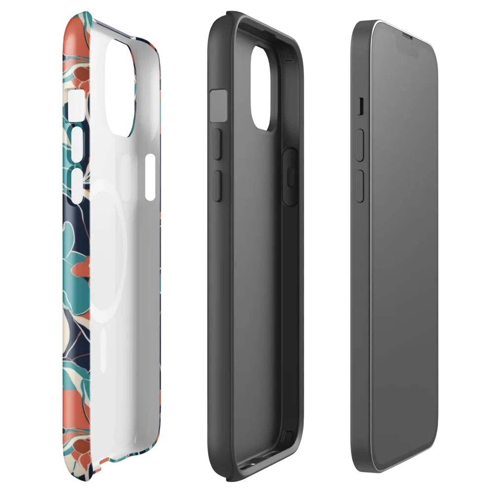 Tidal Blossoms on MagSafe Tough Case for iPhone® — Front