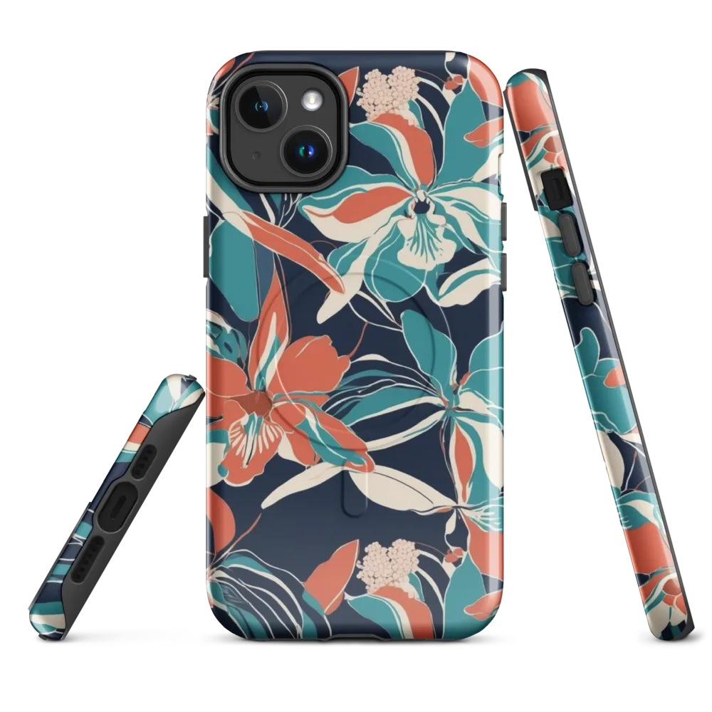 Tidal Blossoms on MagSafe Tough Case for iPhone® — Front