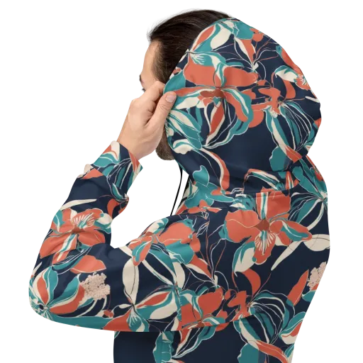 Tidal Blossoms on a Hoodie