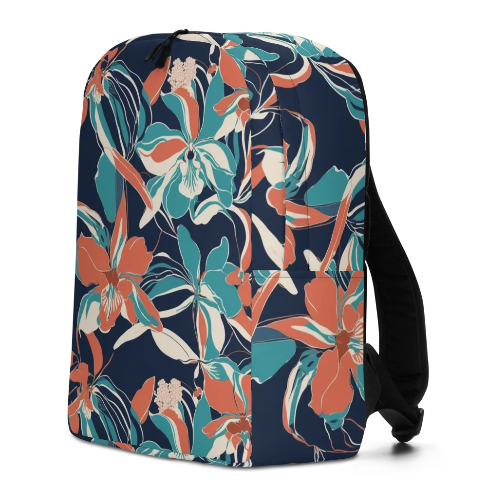 Tidal Blossoms on Minimalist Backpack — Left