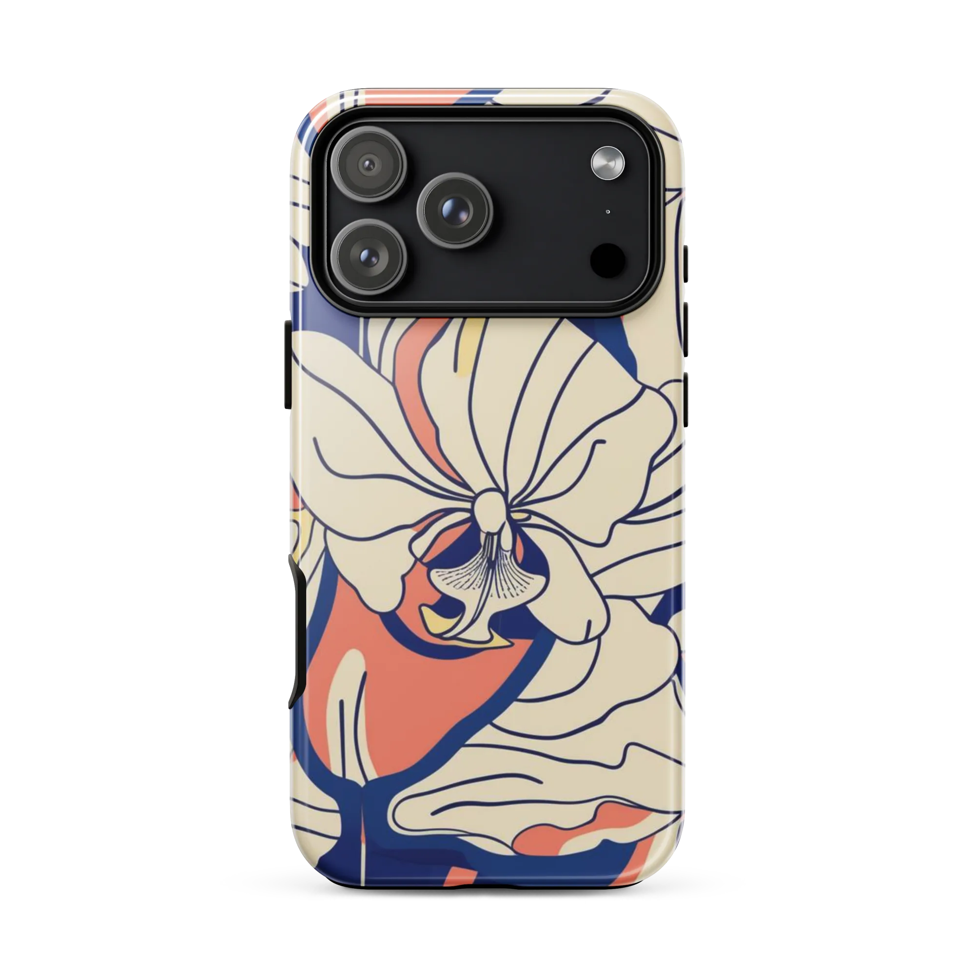 Coral Orchid on Tough Case for iPhone® — Front