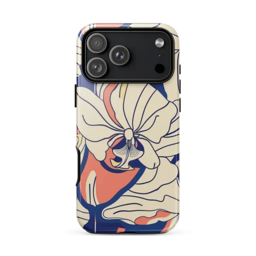 Coral Orchid on a Tough Case for iPhone®