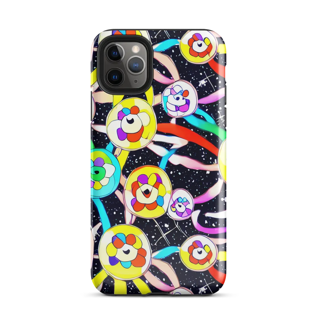 Cosmic Bloom Parade on Tough Case for iPhone® — Front