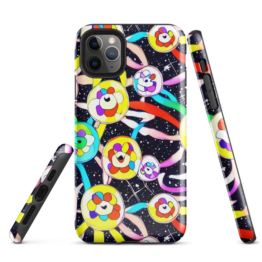 Cosmic Bloom Parade on Tough Case for iPhone® — Front