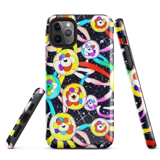Cosmic Bloom Parade on a Tough Case for iPhone®
