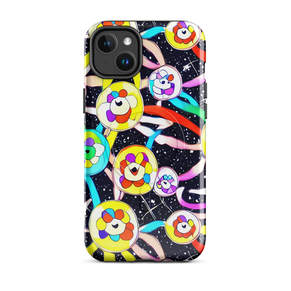 Cosmic Bloom Parade on MagSafe Tough Case for iPhone® — Front