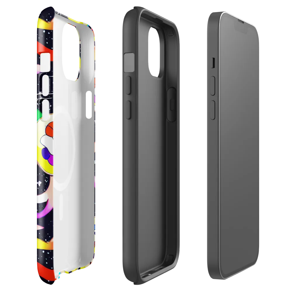 Cosmic Bloom Parade on MagSafe Tough Case for iPhone® — Front
