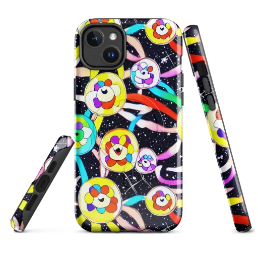 Cosmic Bloom Parade on a MagSafe Tough Case for iPhone®