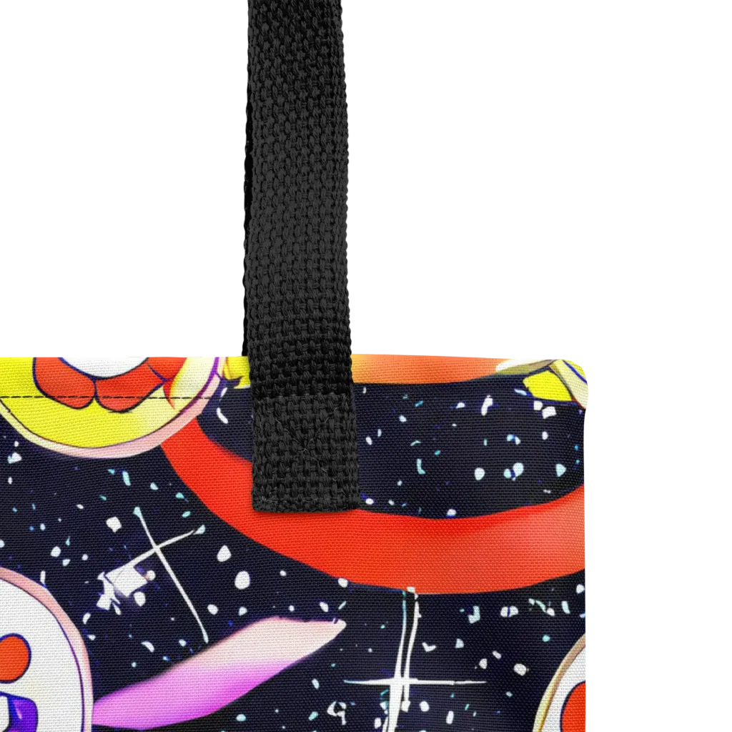 Cosmic Bloom Parade on Tote Bag — Product details