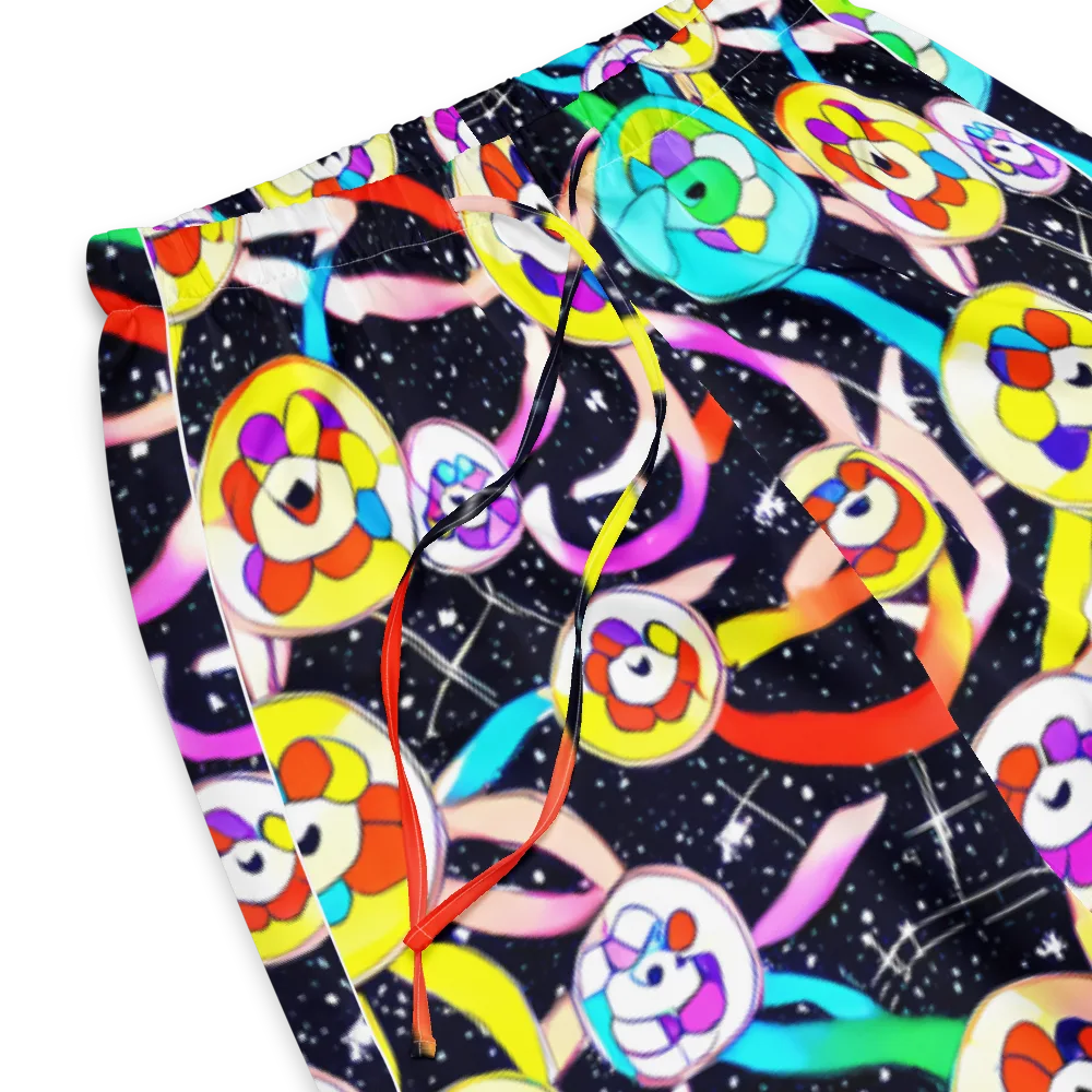 Cosmic Bloom Parade on Women's Pajama Pants — Product details