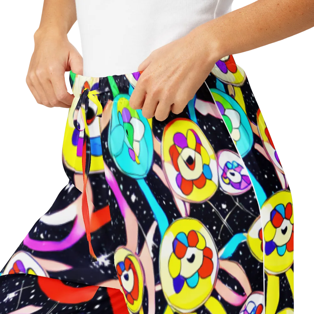 Cosmic Bloom Parade on Women's Pajama Pants — Product details