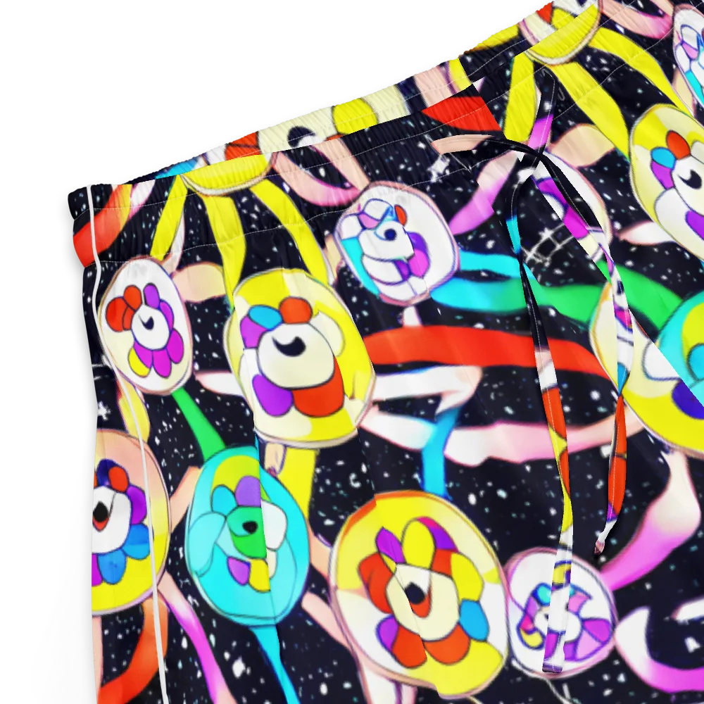 Cosmic Bloom Parade on Women's Pajama Shorts — Product details