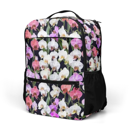Velvet Phalaenopsis on a Utility Backpack