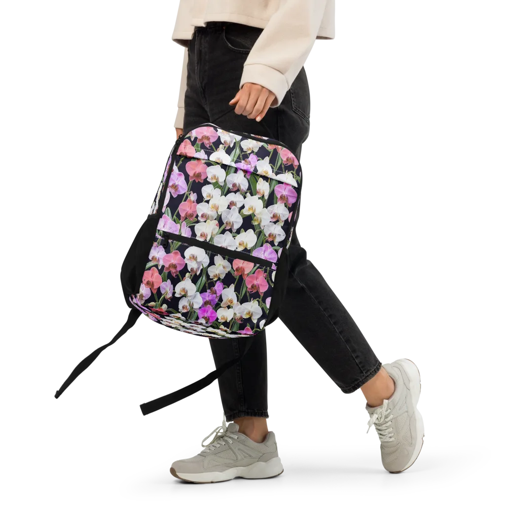 Velvet Phalaenopsis on Utility Backpack — Front