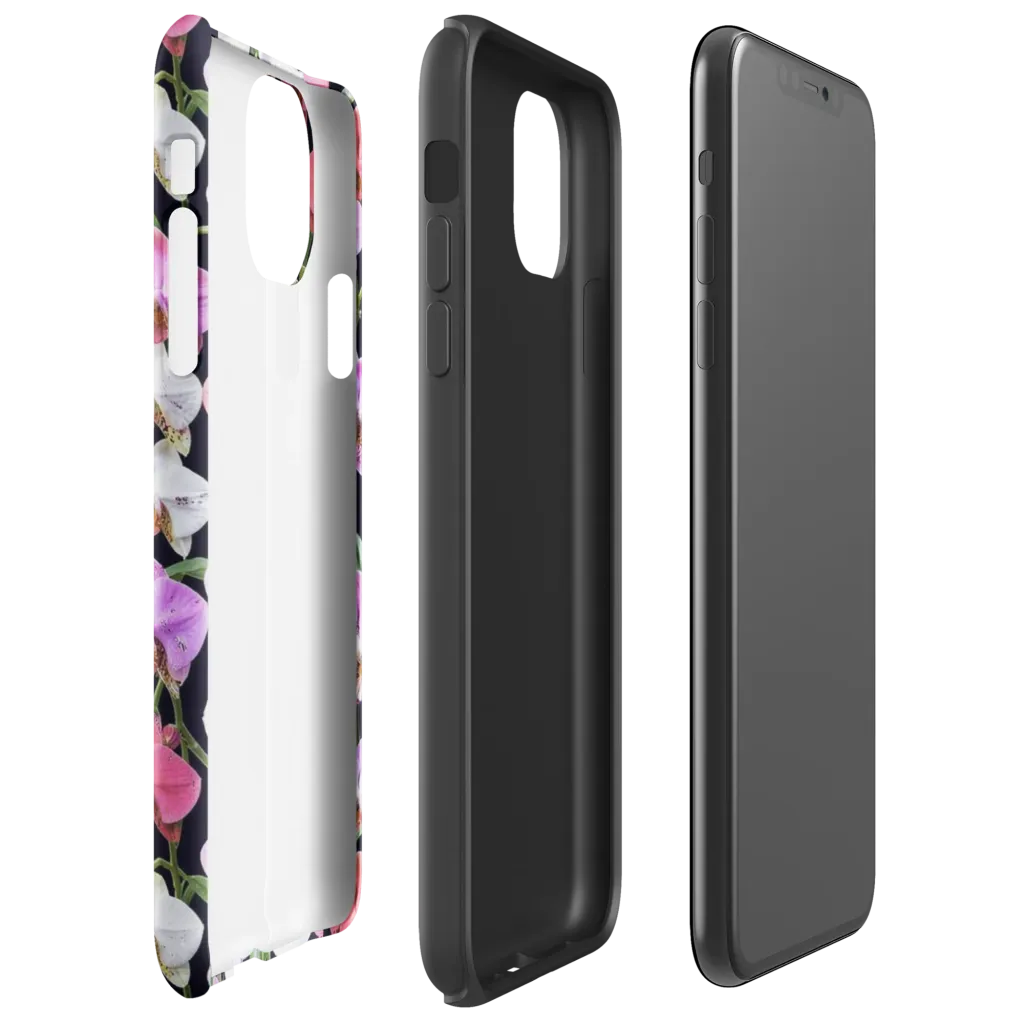 Velvet Phalaenopsis on Tough Case for iPhone® — Right