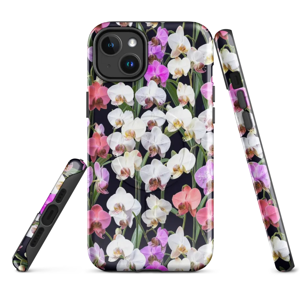 Velvet Phalaenopsis on MagSafe Tough Case for iPhone® — Front