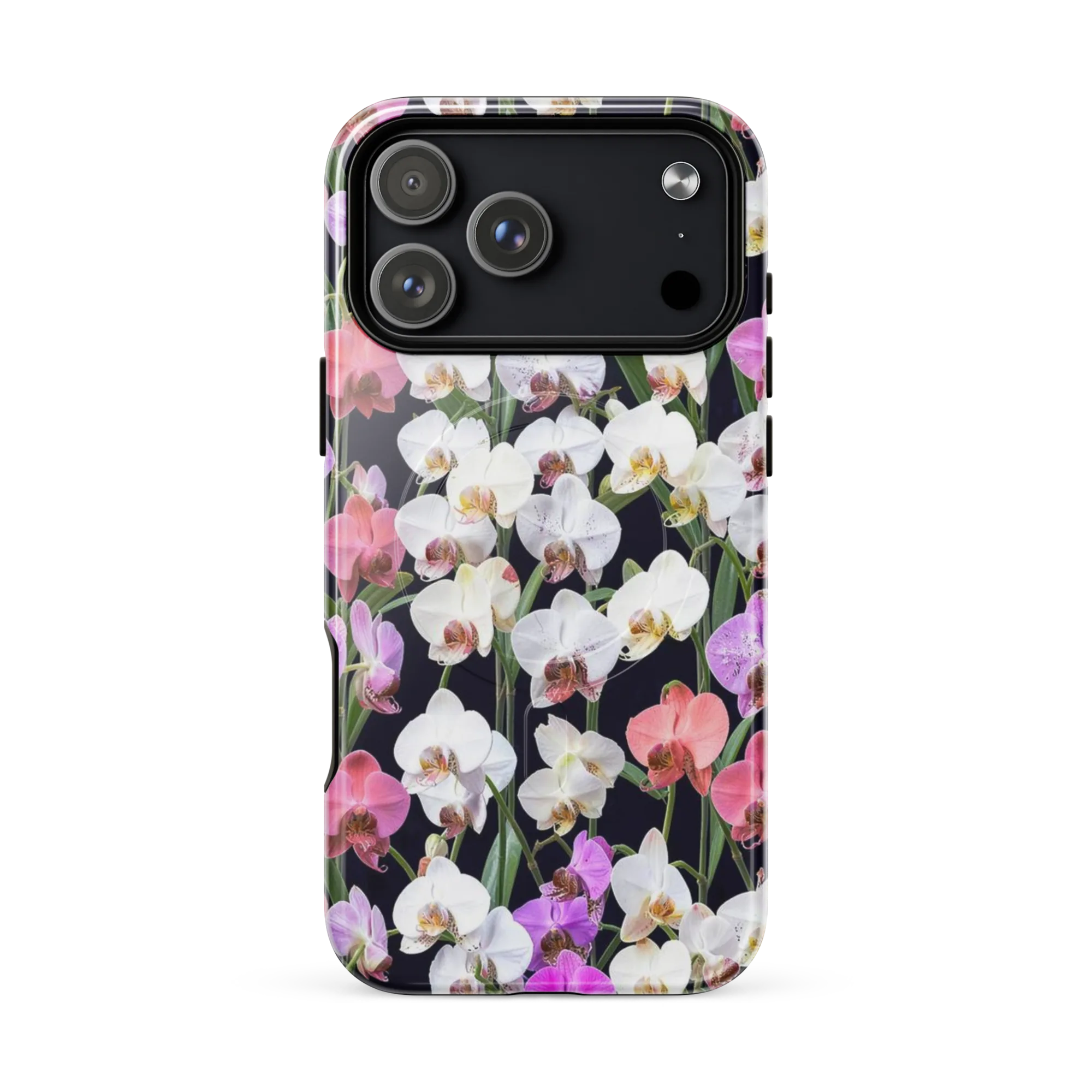 Velvet Phalaenopsis on MagSafe Tough Case for iPhone® — Front