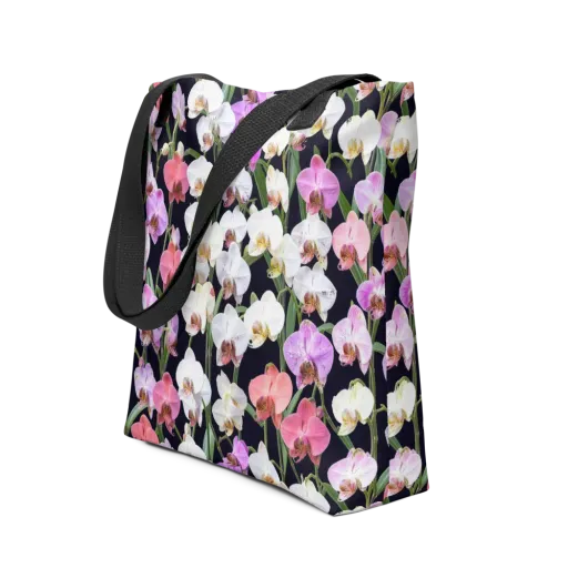 Velvet Phalaenopsis on a Tote Bag