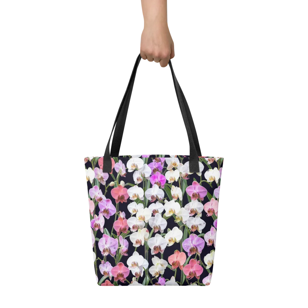 Velvet Phalaenopsis on Tote Bag — Front