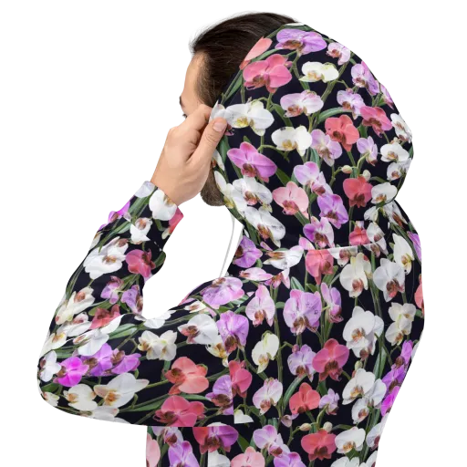 Velvet Phalaenopsis on a Hoodie
