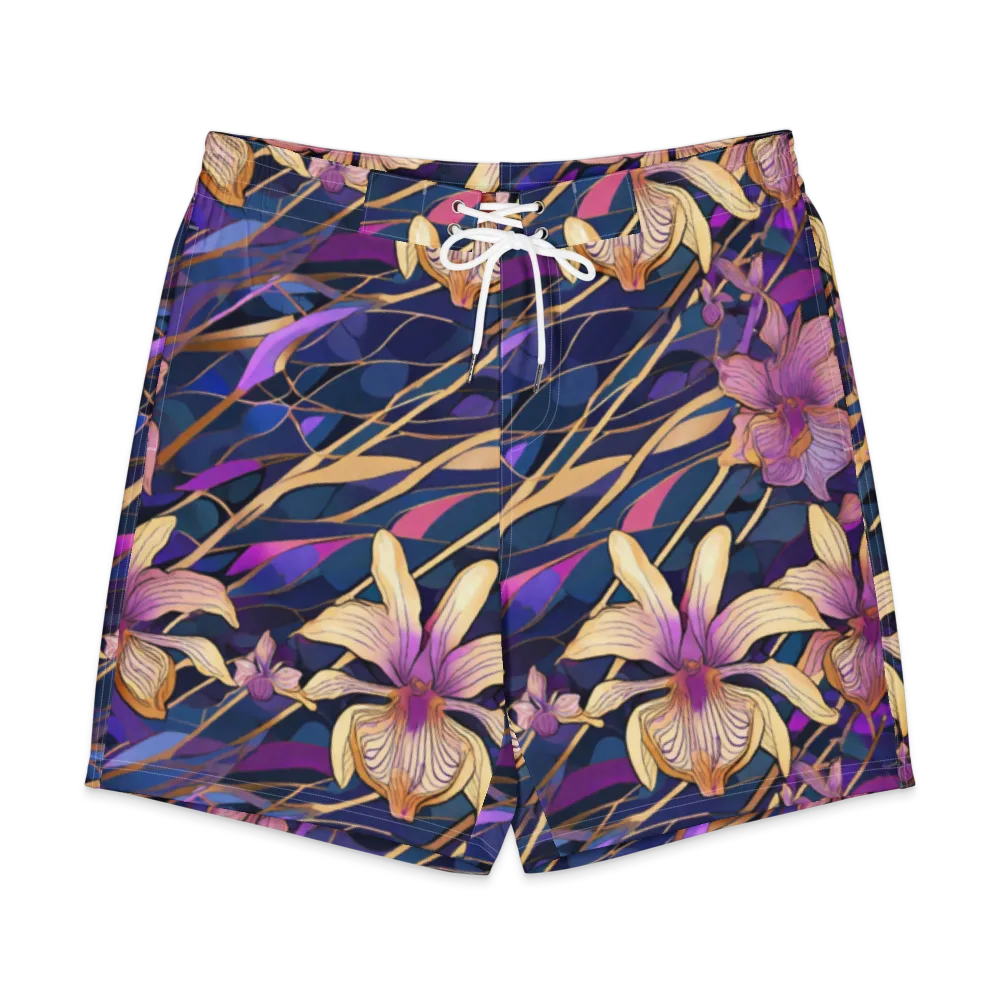 Velvet Current on Men's Board Shorts — Front