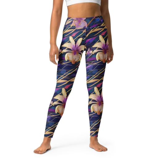 Velvet Current on a Yoga Leggings