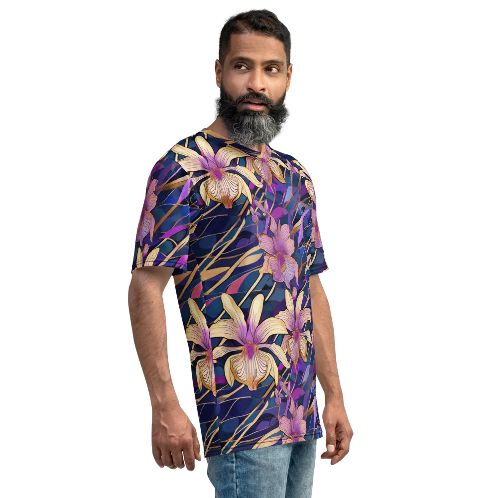 Velvet Current on Men's Crew Neck T-Shirt — Right