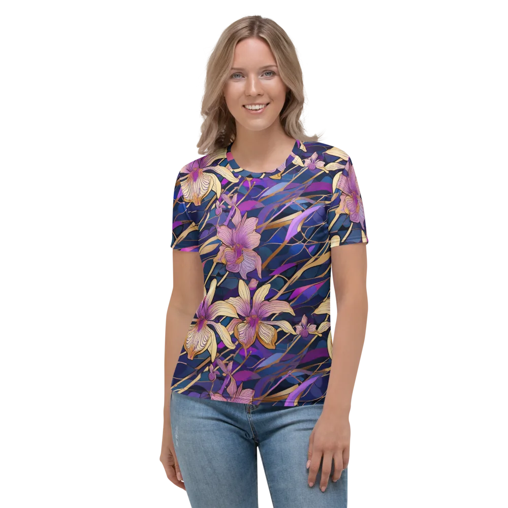 Velvet Current on Women's Crew Neck T-Shirt — Front