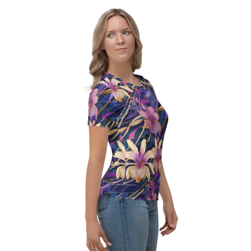 Velvet Current on a Women's Crew Neck T-Shirt