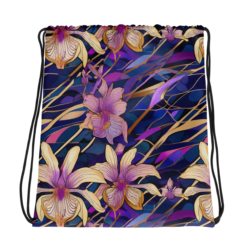 Velvet Current on Drawstring Bag — Photo