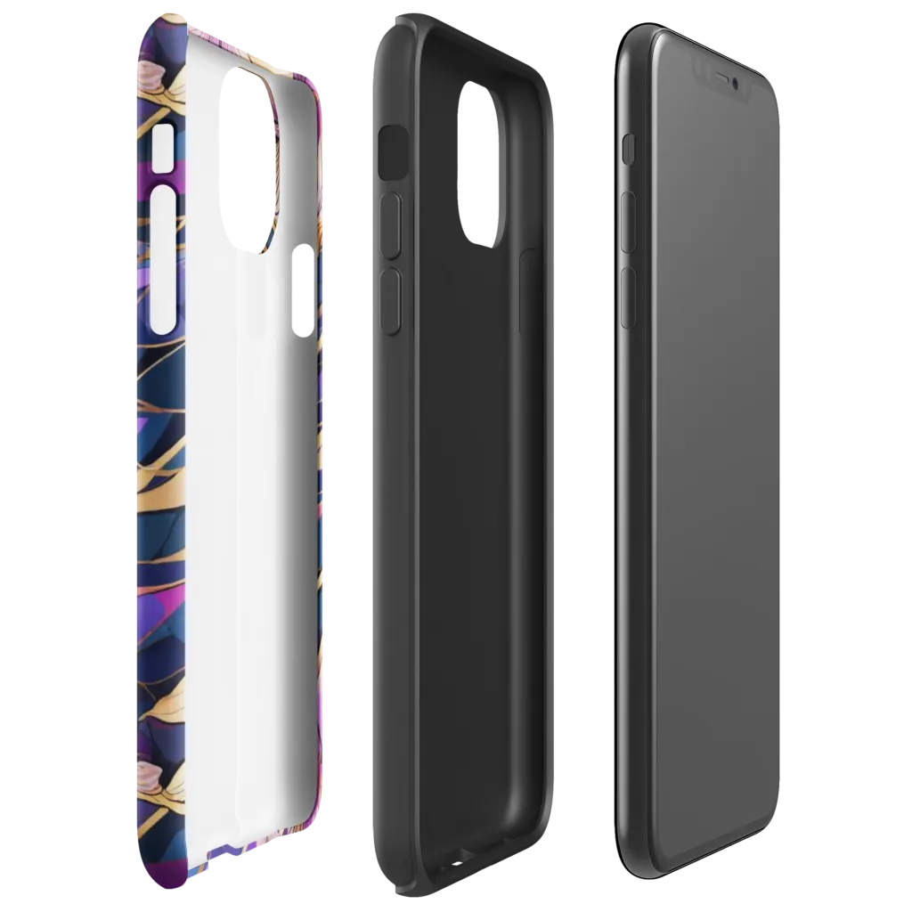 Velvet Current on Tough Case for iPhone® — Right