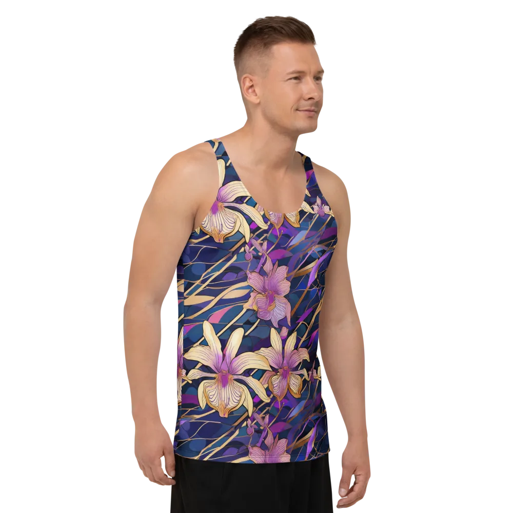 Velvet Current on Men's Tank Top — Right Front