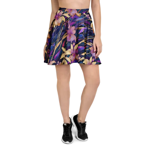 Velvet Current on a Skater Skirt