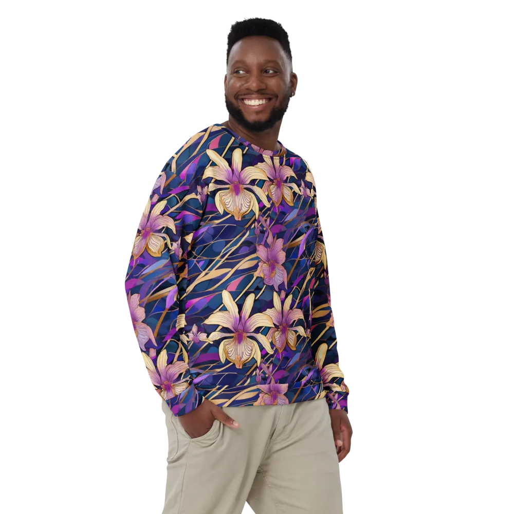 Velvet Current on Sweatshirt — Front