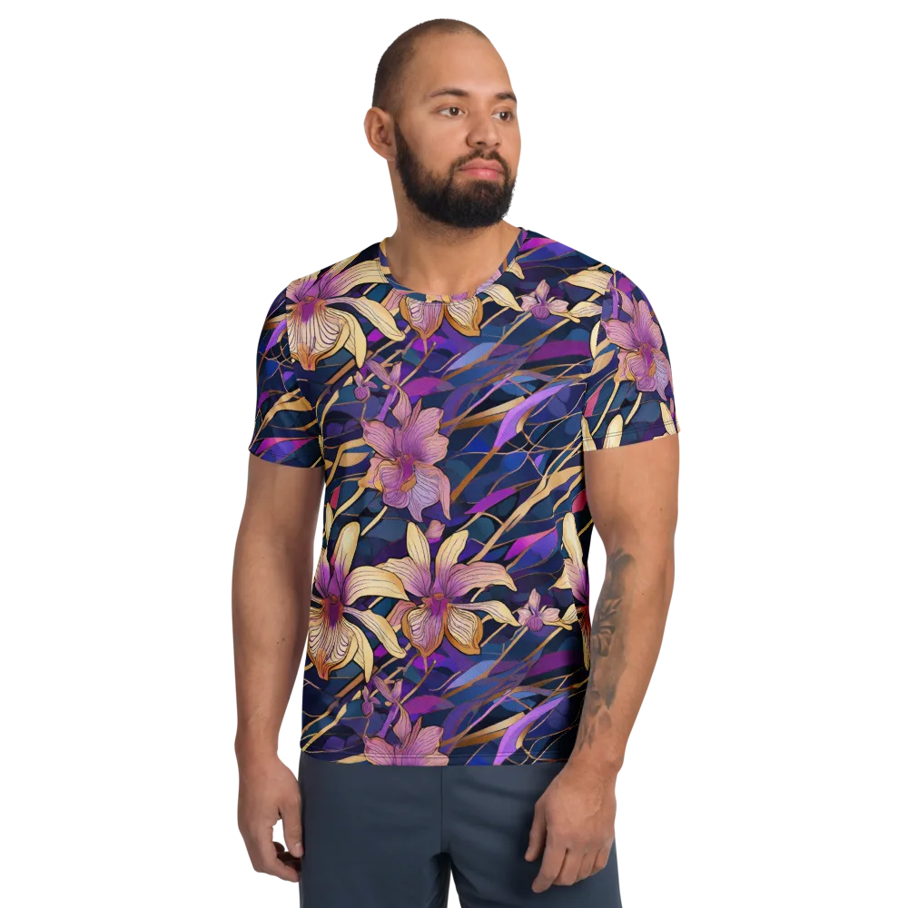 Velvet Current on Men's Athletic T-Shirt — Front