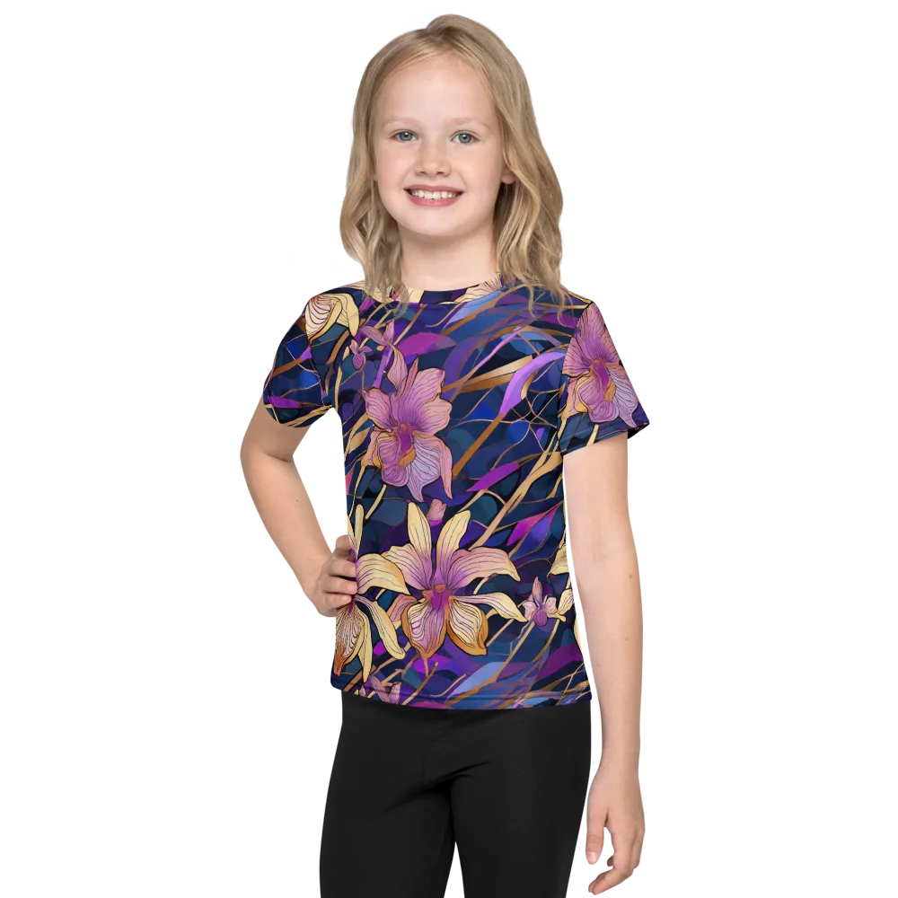 Velvet Current on Kids Crew Neck T-Shirt — Front