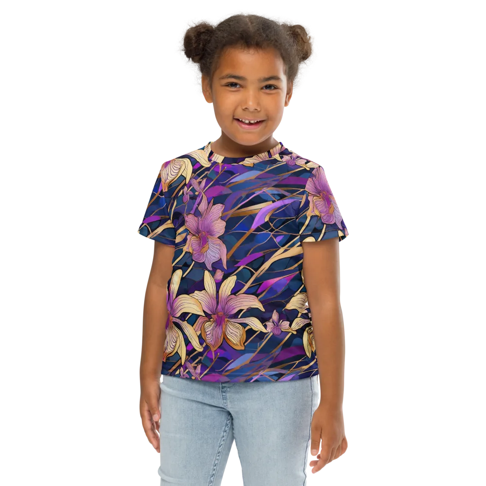 Velvet Current on Kids Crew Neck T-Shirt — Front
