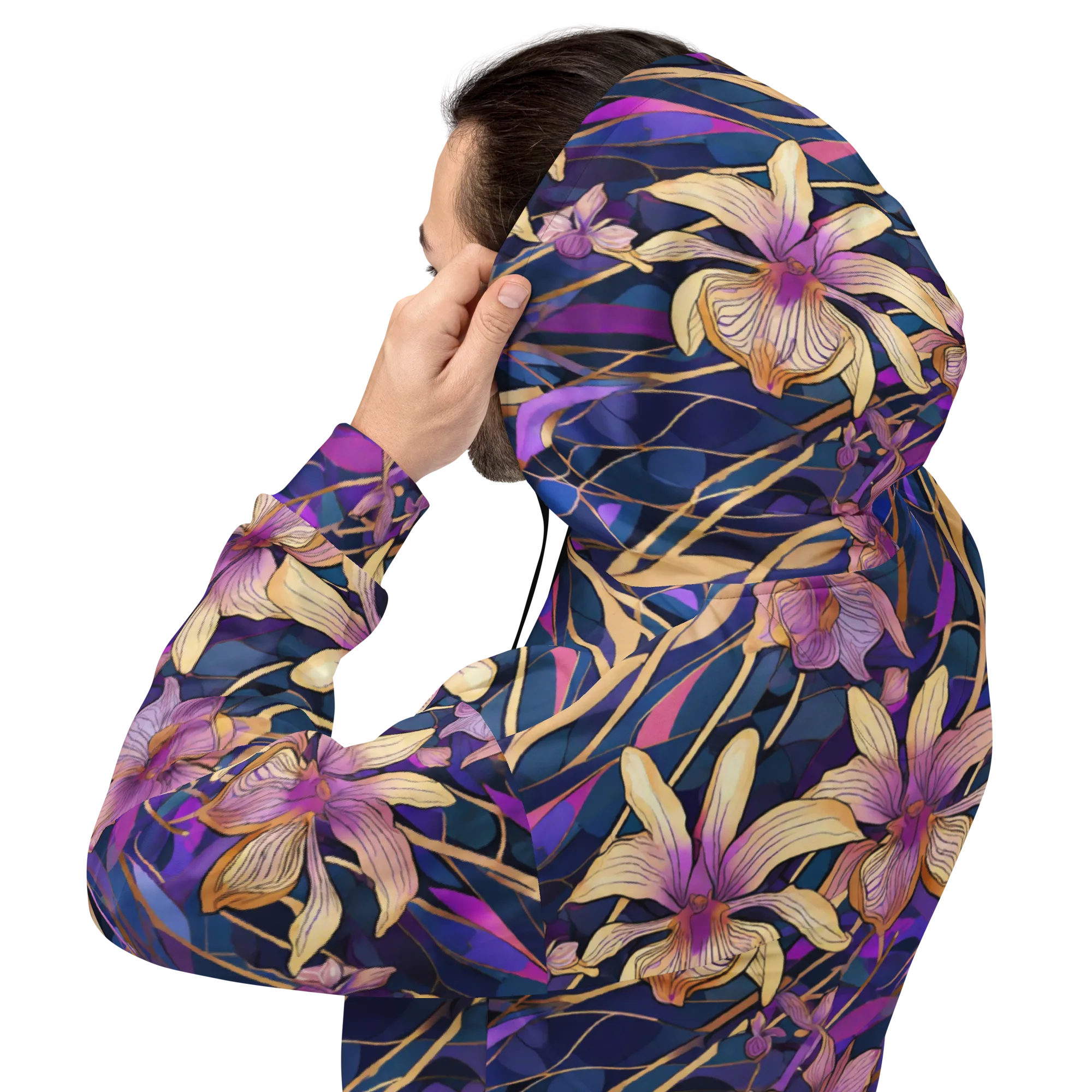 Velvet Current on Hoodie — Back