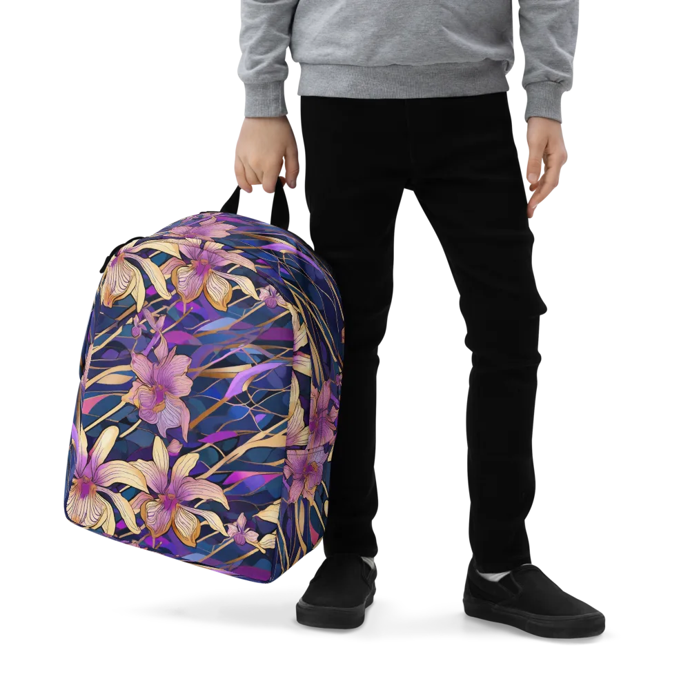 Velvet Current on Minimalist Backpack — Zoomed-in