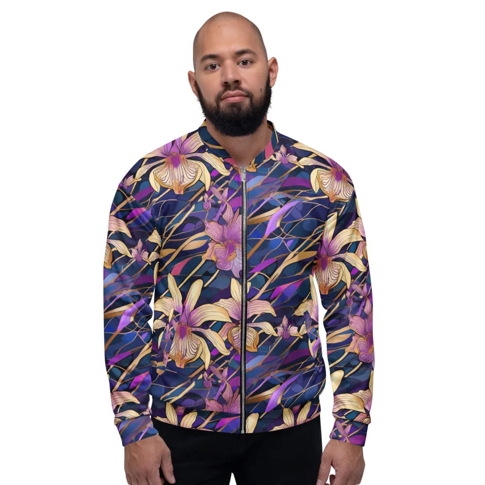 Velvet Current on Bomber Jacket — Front