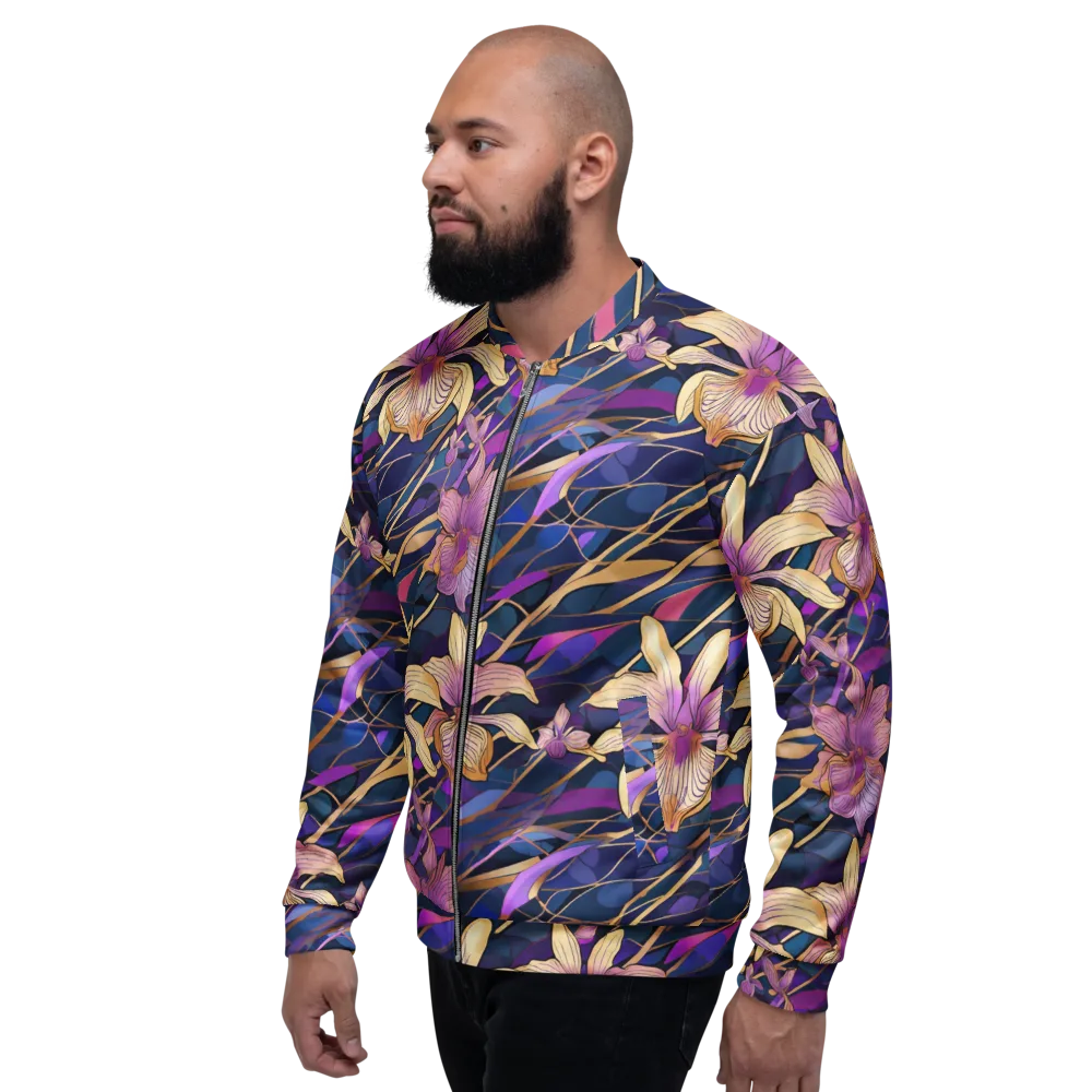 Velvet Current on Bomber Jacket — Left