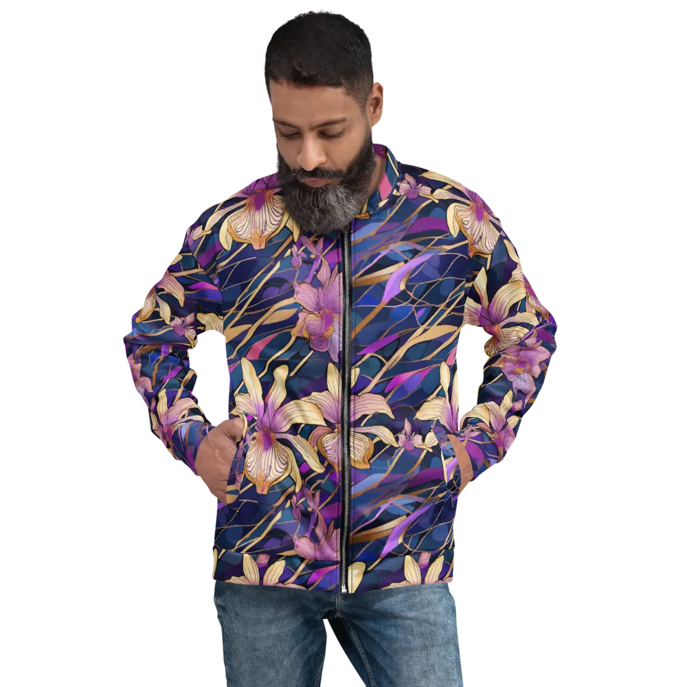 Velvet Current on Bomber Jacket — Front