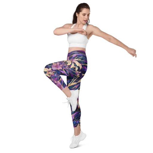 Velvet Current on a Leggings with Pockets