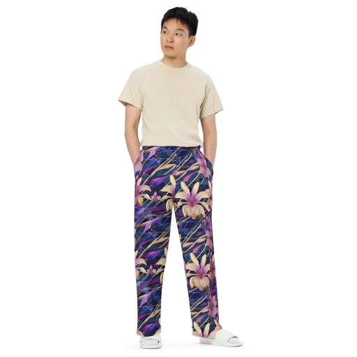Velvet Current on a Wide-Leg Pants