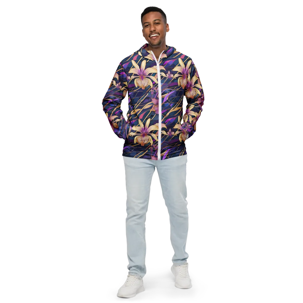 Velvet Current on Men's Windbreaker — Front