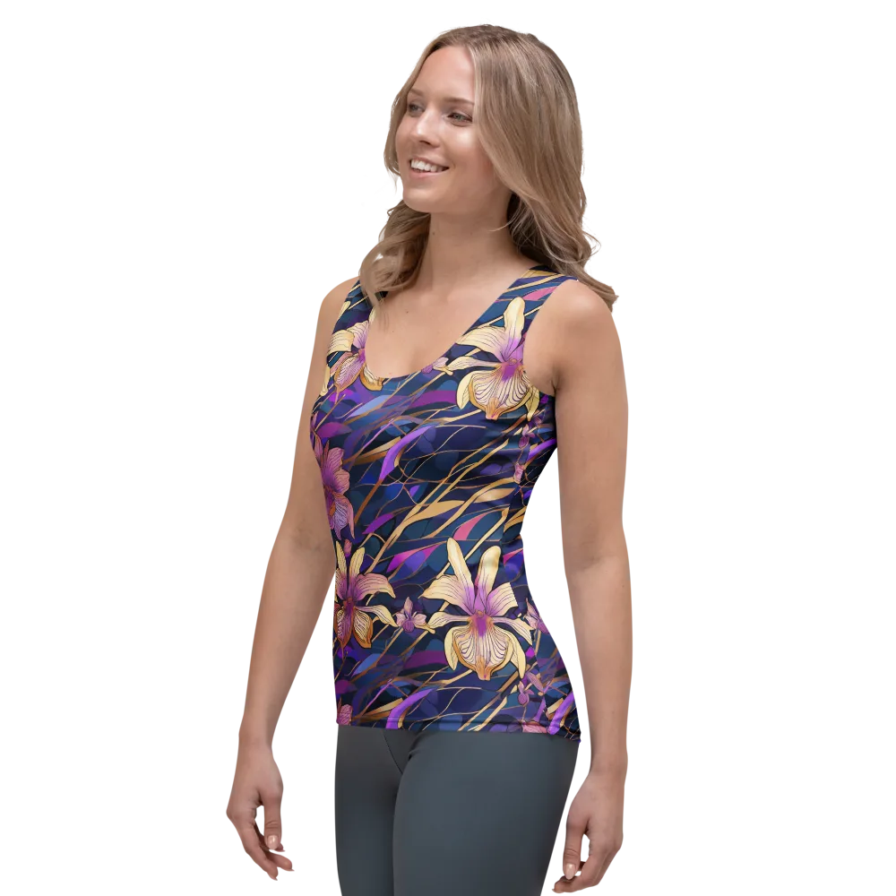 Velvet Current on Women's Tank Top — Left Front
