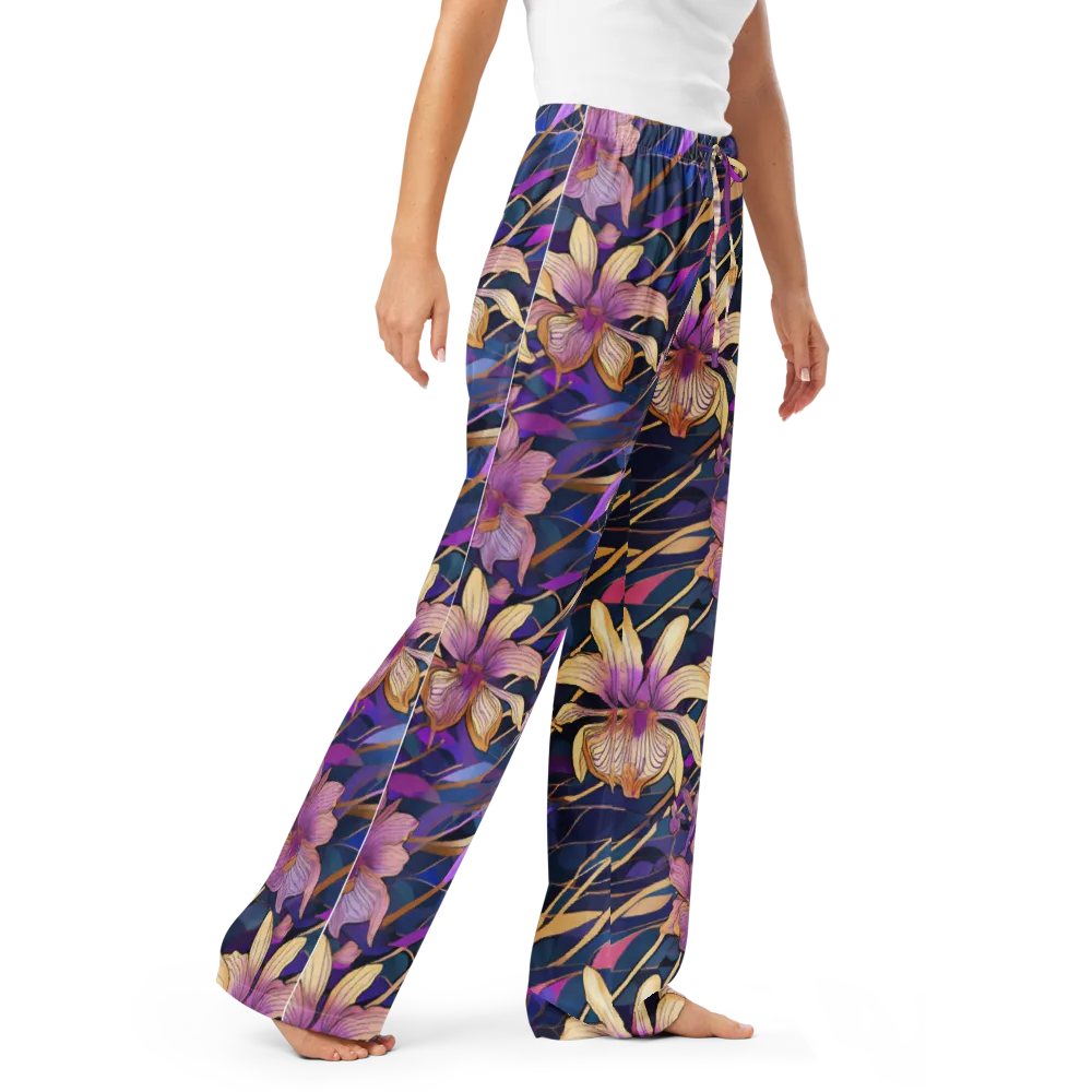 Velvet Current on Women's Pajama Pants — Right Front