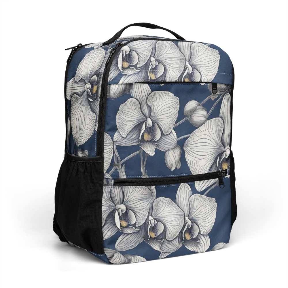 Moonlit Phalaenopsis on Utility Backpack — Right Front