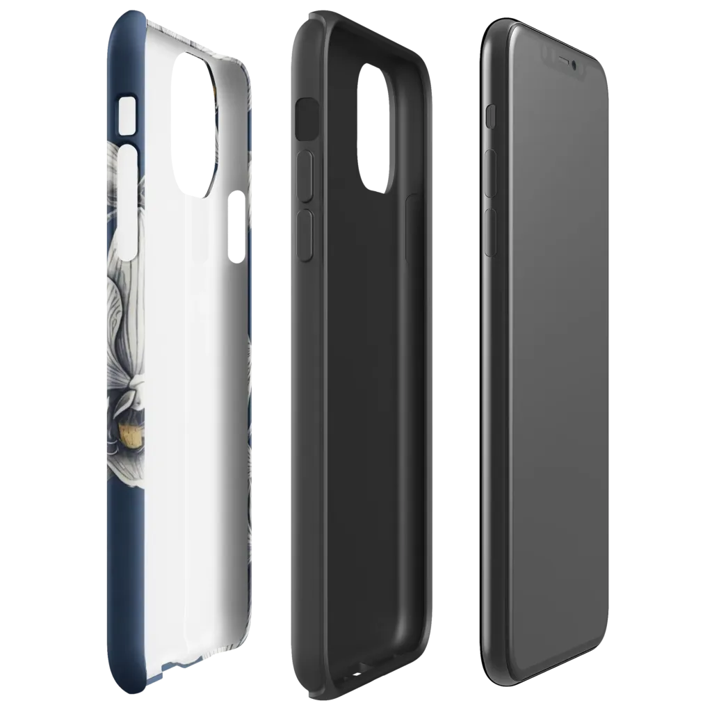 Moonlit Phalaenopsis on Tough Case for iPhone® — Right